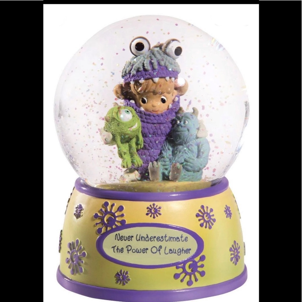 RARE Precious Moments x Disney Monster’s Inc Music Snowglobe